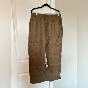 Zara Women's Brown Straight Leg Pants